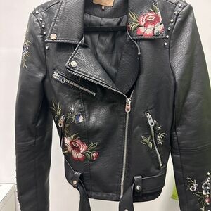 DRIFTWOOD Black Leather Jacket